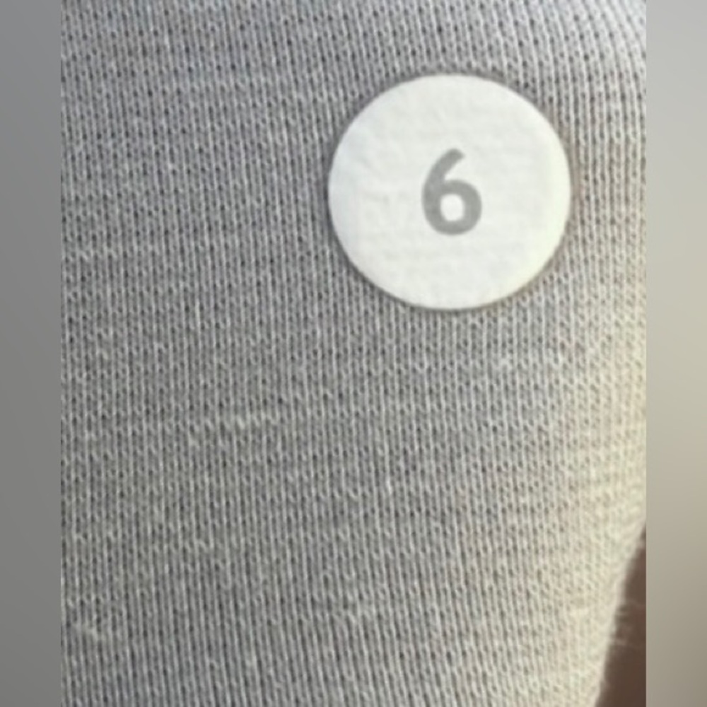 Lululemon Wunder Under Crop Leggings Wren Space Dye in Medium Grey Size 6 - Picture 6 of 6